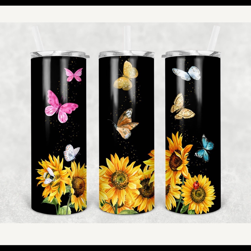 Made2order Sunflower 20oz tumbler